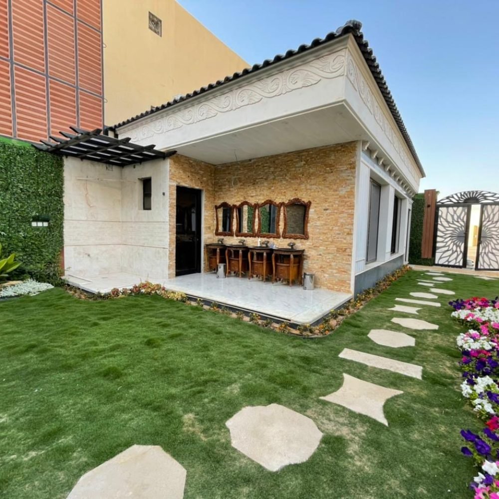 اعمال تنفيذ حديقه و مسبح