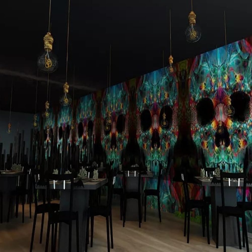 تصميم مطعم الاشباح