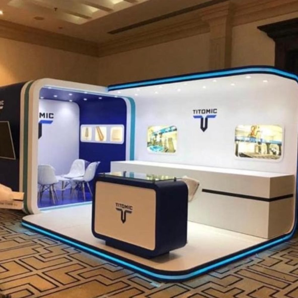 تنفيذ اعمال بوث خشبي