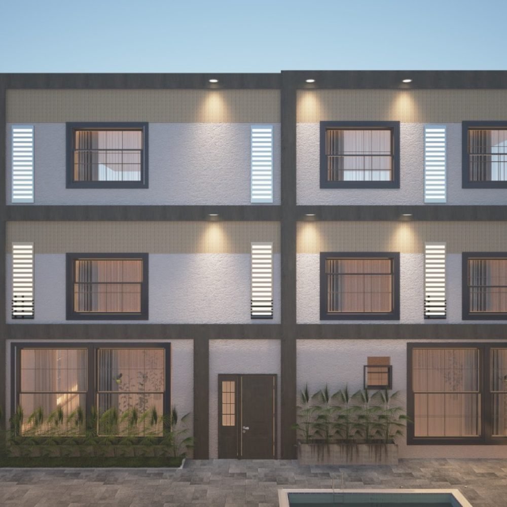 تصميم شقه سكنيه